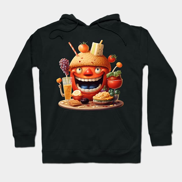 Eat Happy Not Healthy Hoodie by Acid_rain